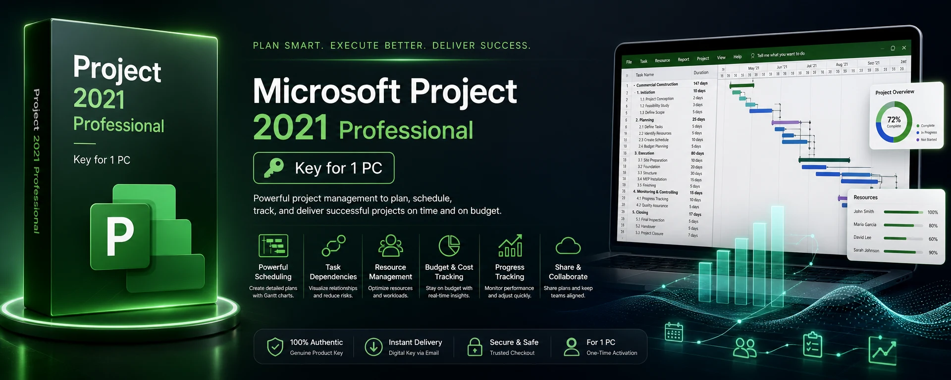 Microsoft Project 2021 Professional Key for 1 PC