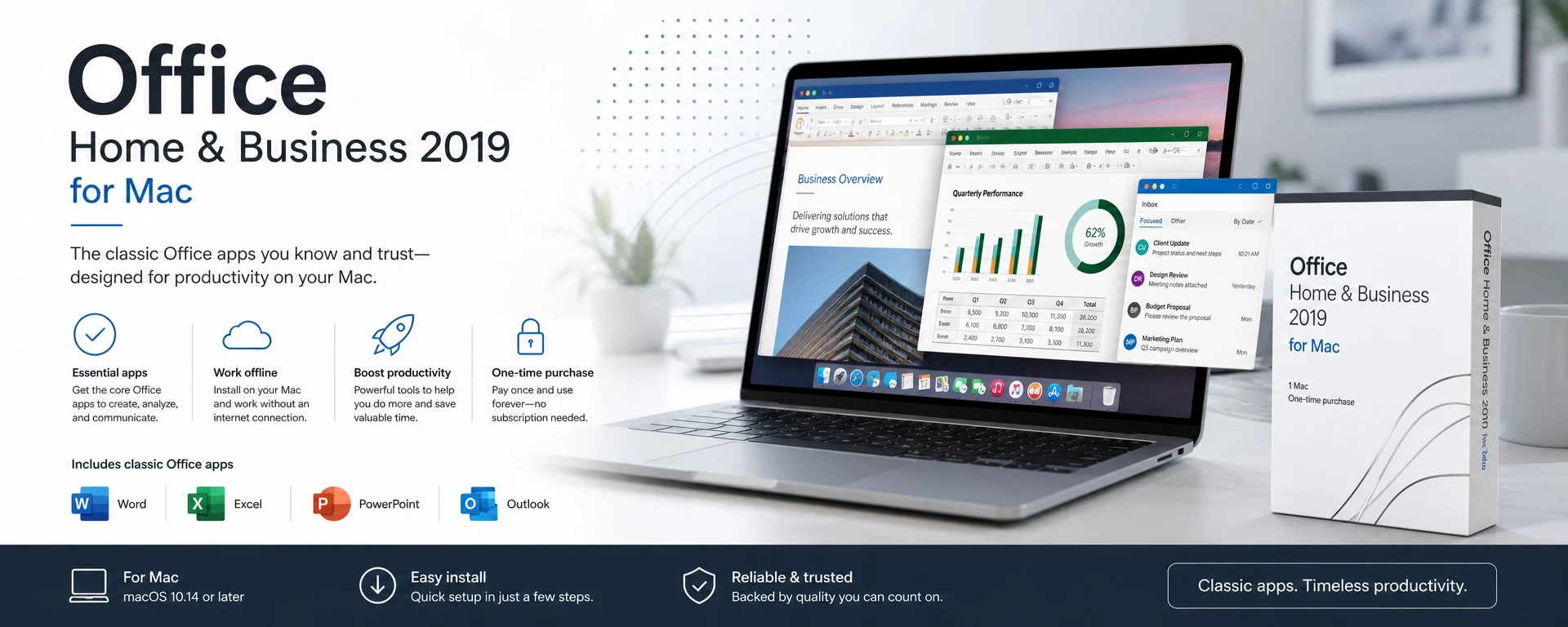 Microsoft Office Home and Business 2019 for Mac License Key