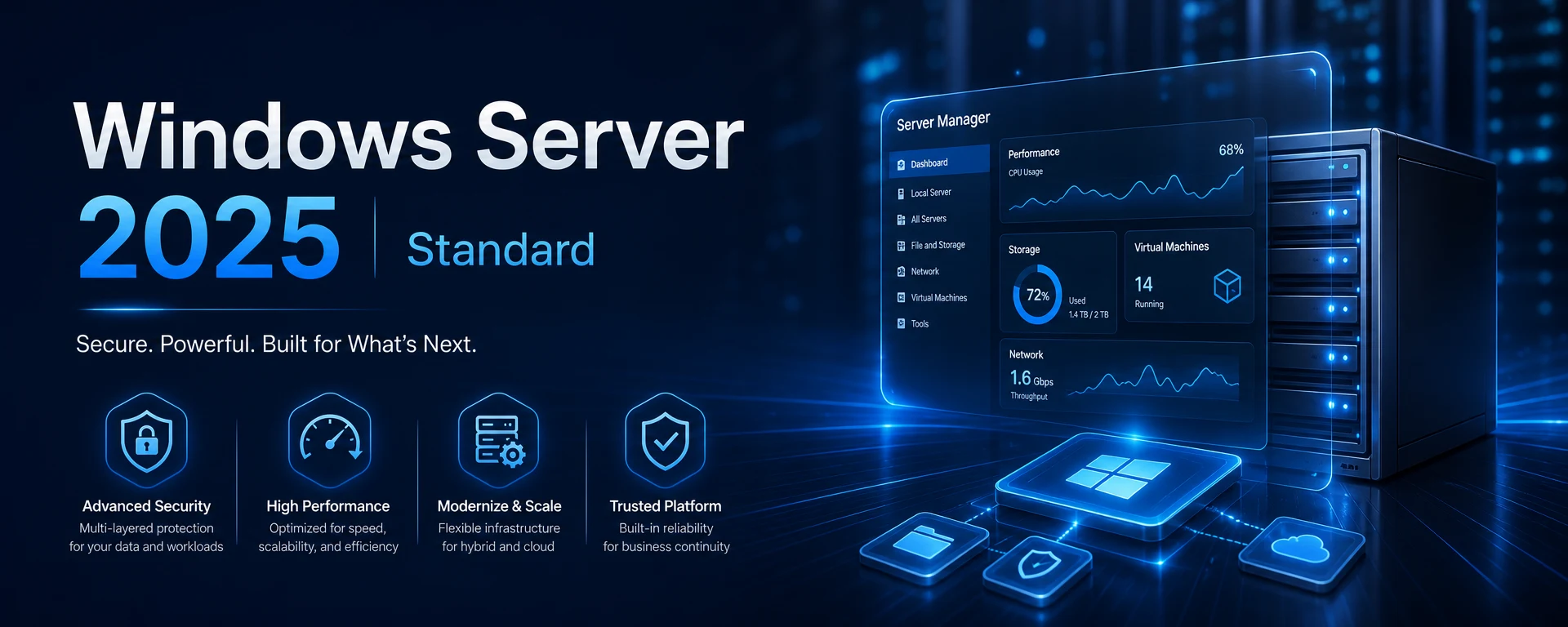 Windows Server 2025 Standard - 1 PC License