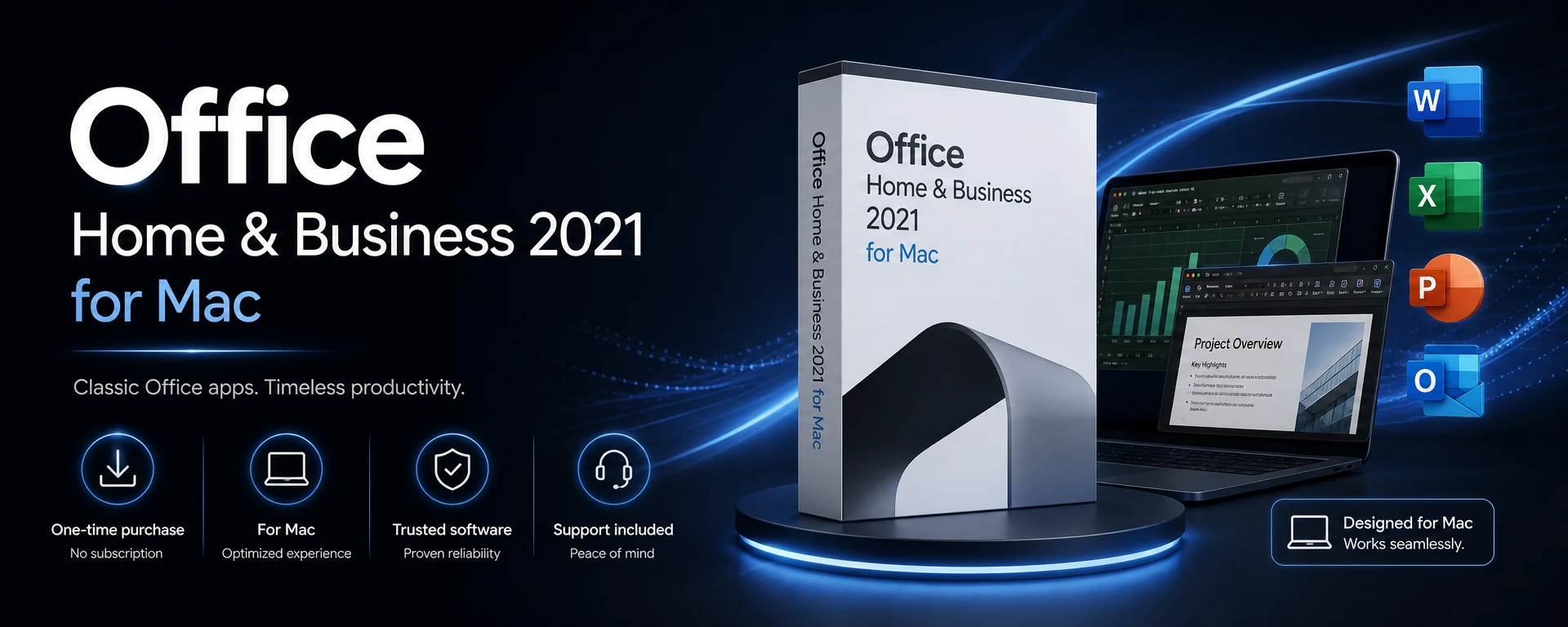 Microsoft Office Home and Business 2021 for Mac Lifetime License Key
